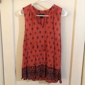 Lucky brand paisley tank top